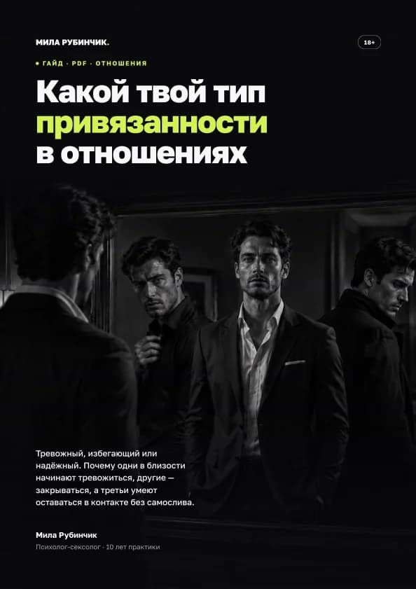 Ты тревожный или избегающий