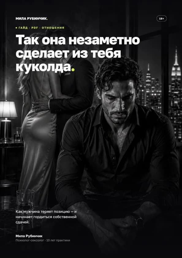 Она сделает из тебя куколда